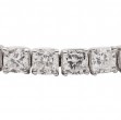 Korman Signature 18kt White Gold Cushion Cut Diamond Bracelet