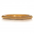 Sethi 18kt Yellow Gold Channel Rope Band