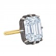 Kwiat - Fred Leighton  Antique Emerald Cut Collet Ring