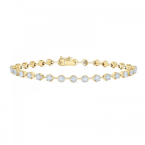 Kwiat 18kt Starry Night Line Bracelet with Diamonds