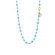Syna 18kt Yellow Gold Mogul Turquoise Bead Necklace