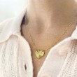 Phillips House 14kt Yellow Gold Aura Medium Heart Necklace