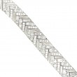 Robert Procop Platinum Diamond Masterpiece Chevron Bracelet
