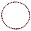 Korman Signature 18kt White Gold Ruby and Diamond Necklace