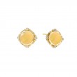 Syna 18kt Yellow Gold Ethiopian Opal Earrings