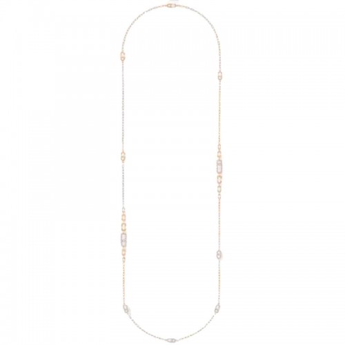 Messika 18kt Rose Gold Pave Diamond Long Necklace