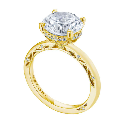 Tacori 18kt Yellow Gold Dantela Engagement Ring Setting