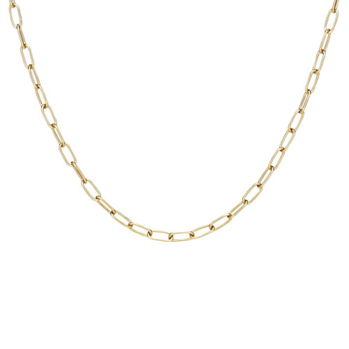 Korman Signature 14kt Yellow Gold  Paperclip Chain