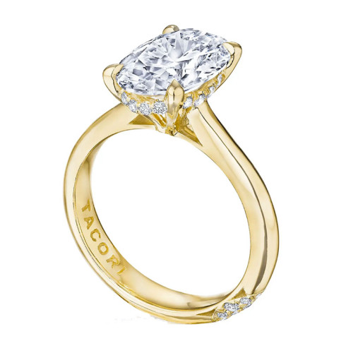 Tacori 18kt Yellow Gold Founder Engagement Ring Setting