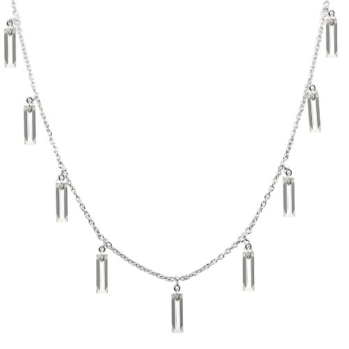 Korman Signature Collection Baguette Diamond Dangle Necklace