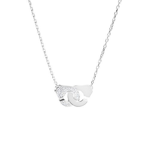 DINH VAN PAVE DIAMONDS MENOTTES NECKLACE