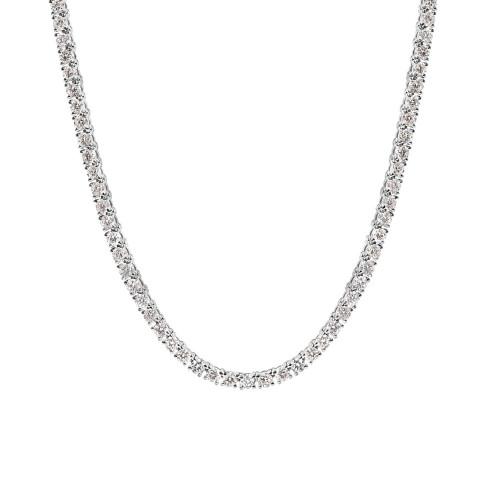 Korman Collection 18k White Gold Diamond Tennis Necklace