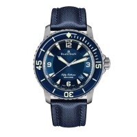 Blancpain Fifty Fathoms Bathyscaphe 44mm Titanium Blue Dial