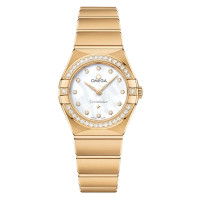 Omega Constellation Yellow Gold and Diamond 25mm