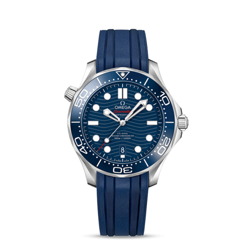 Seamaster Diver 300M Omega Co Axial Master Chronometer 42 mm Blue