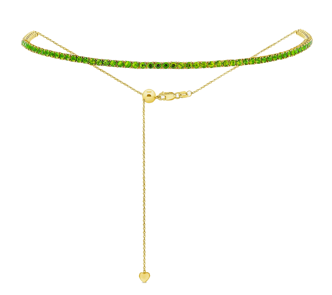 Korman Signature 14kt Yellow Gold and Emerald Choker Necklace