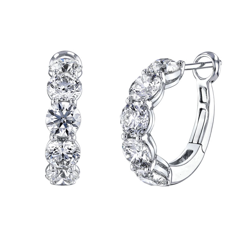 Korman Signature 18kt White Gold and Diamond Earrings