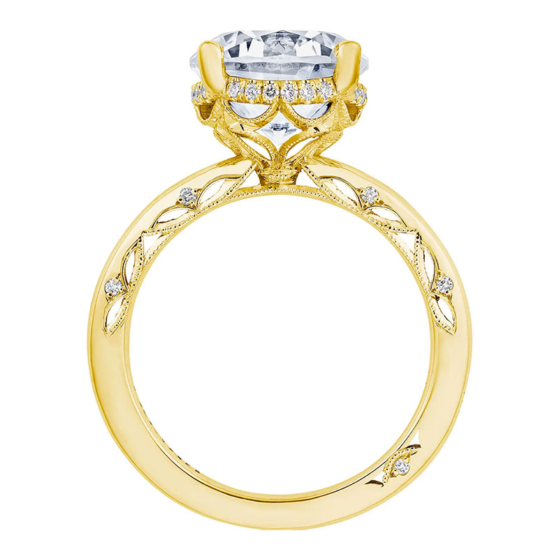 Tacori 18kt Yellow Gold Dantela Engagement Ring Setting