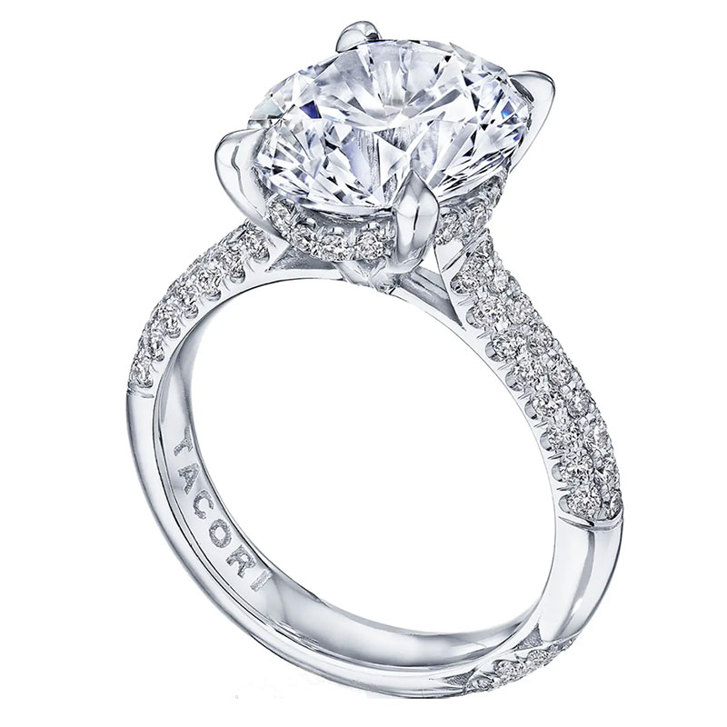 Tacori Platinum Pave Diamond Founder