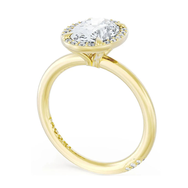 Tacori 18kt Yellow Gold Founders Diamond Engagement Ring Setting