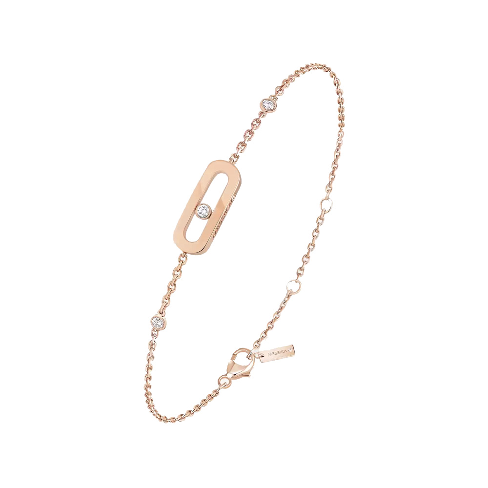 Messika 18kt Rose Gold Diamond Move Uno Bracelet