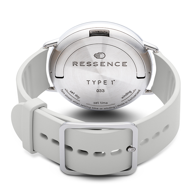 Ressence Type 1 Round Mechanical 42mm Titanium and Rubber Watch