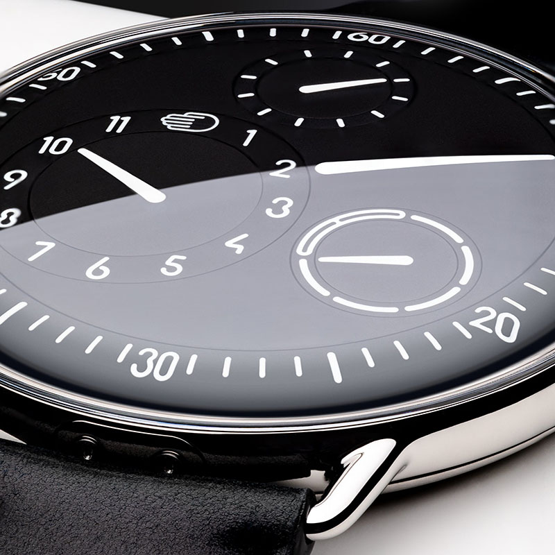 Ressence Type 1 Automatic 42.7mm Titanium and Leather Watch