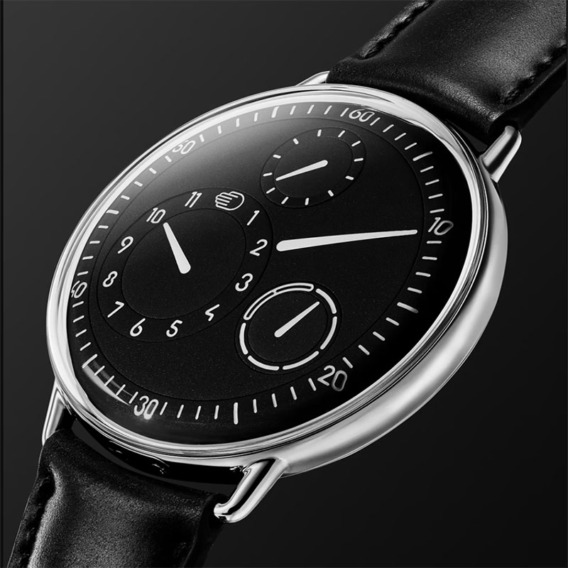 Ressence Type 1 Automatic 42.7mm Titanium and Leather Watch