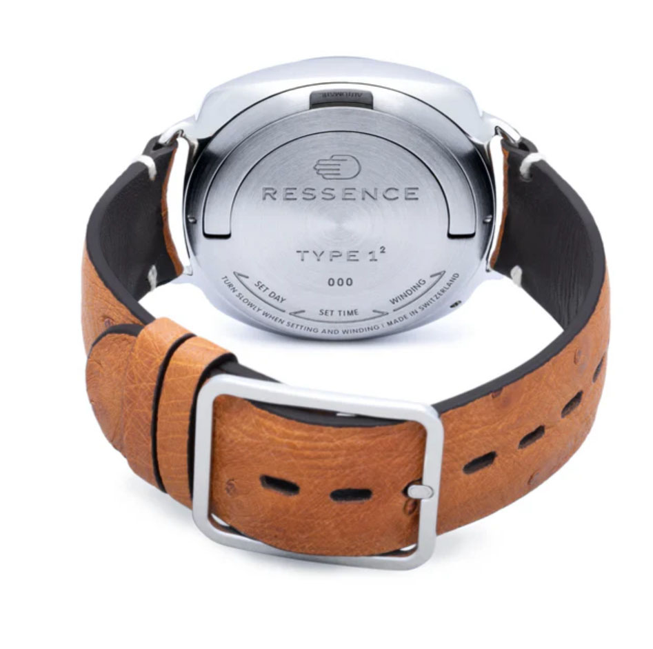 Ressence Type 1.3 Squared V2 Automatic 42mm Titanium and Leather Watch