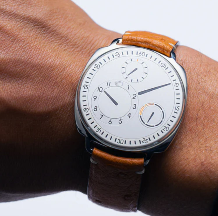 Ressence Type 1.3 Squared V2 Automatic 42mm Titanium and Leather Watch