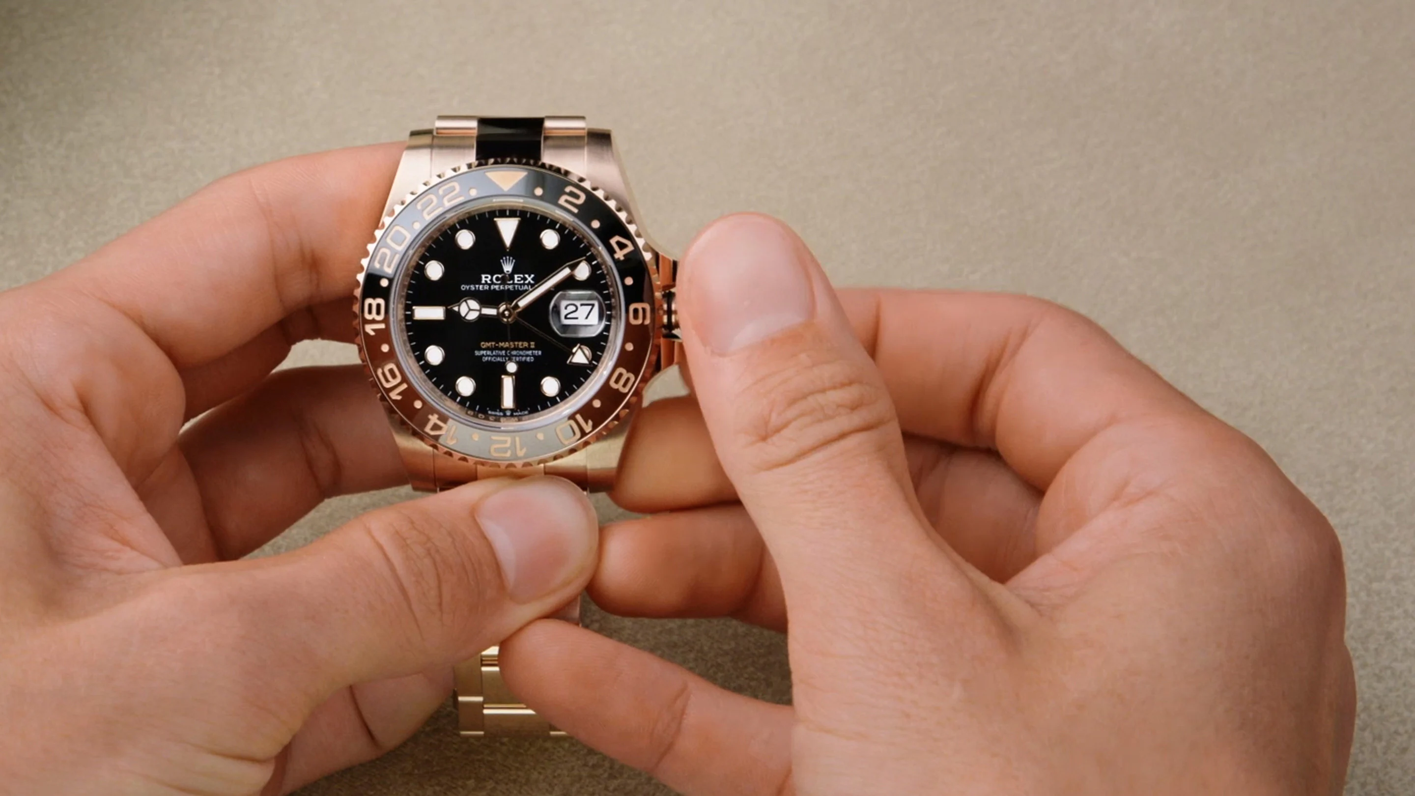 Rolex GMT Master II in Oystersteel and gold M126713GRNR 0001